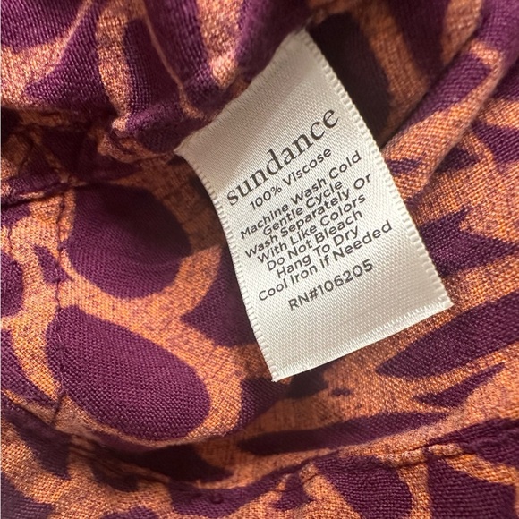 Sundance Pants Boho Colorful Casual Tie Waist Vacation Floral Hippie Size Small - Picture 6 of 6